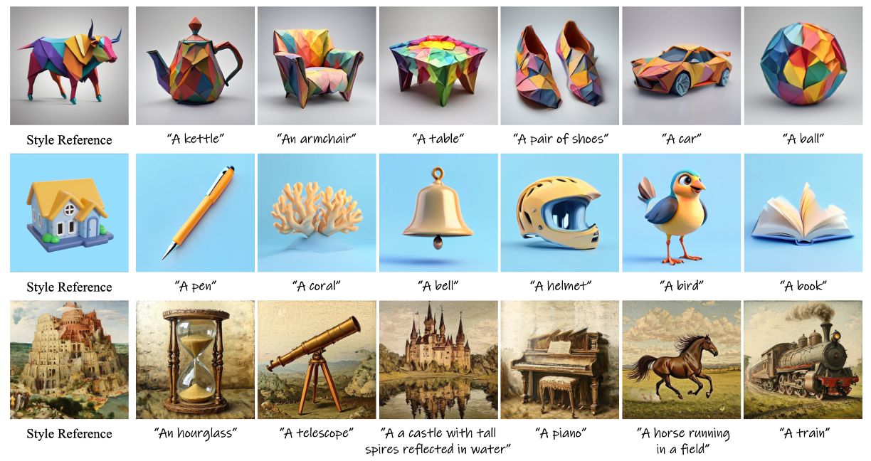 A Training-Free Style-Personalization via SVD-Based Feature Decomposition